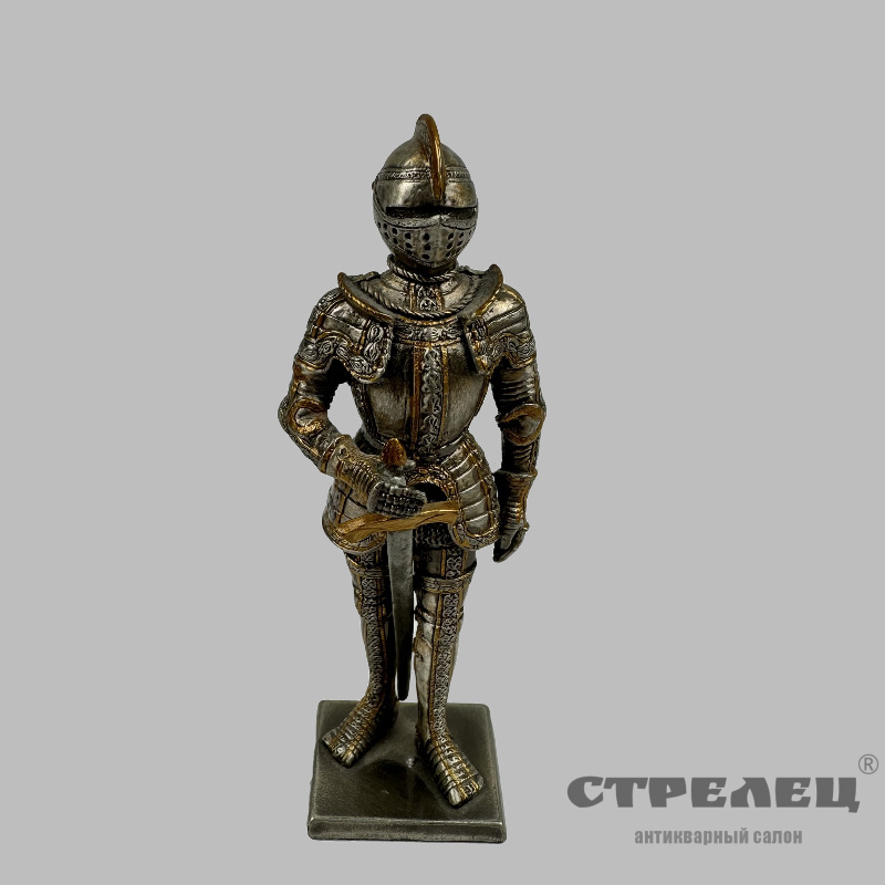 картинка — солдатик «средневековый пеший рыцарь с  мечом», veronese (италия)