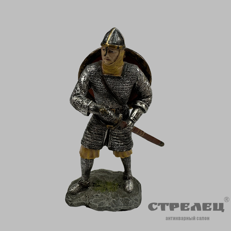 картинка — солдатик «средневековый солдат с мечом и щитом», veronese (италия)