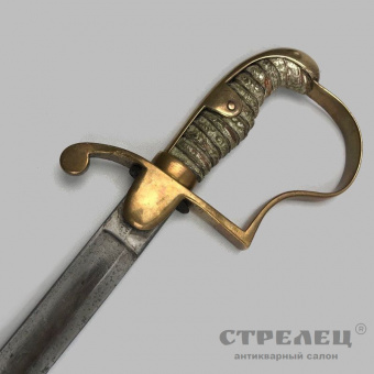 картинка сабля прусская фузелерная офицерская, образца 1826 года