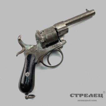 картинка — револьвер шпилечный системы лефоше. европа ок. 1870 года